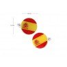 Gemelos con bandera de España 