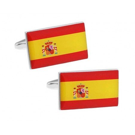 Gemelos con bandera de España