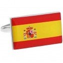 Gemelos con bandera de España