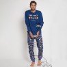 Pijama largo hombre Smiley