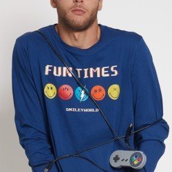 Pijama largo hombre Smiley